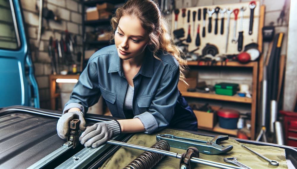 Our professional garage door cable repair process